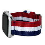 Apple Watch | Nylon | Striped | Red, White & Blue
