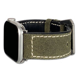 Apple Watch | Genuine Canvas Watch Band | Ohio | Olive Drab