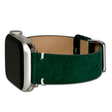 Apple Watch | Suede | Minimal Stitch | Dark Green