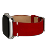 Apple Watch | Suede | Minimal Stitch | Dark Red