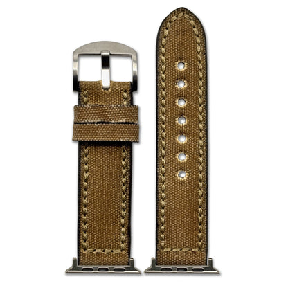 Vintage Canvas Watch Band for Apple Watch, Virginia - Honey