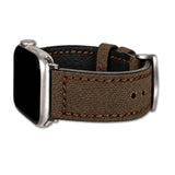 Vintage Canvas Watch Band for Apple Watch, Virginia - Mocha