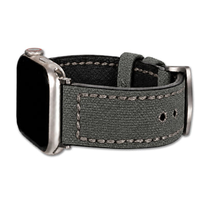 Vintage Canvas Watch Band for Apple Watch, Virginia - Stone Grey