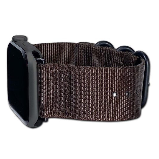 Apple Watch | Nylon | Chocolate Brown Z3 | PVD Hardware