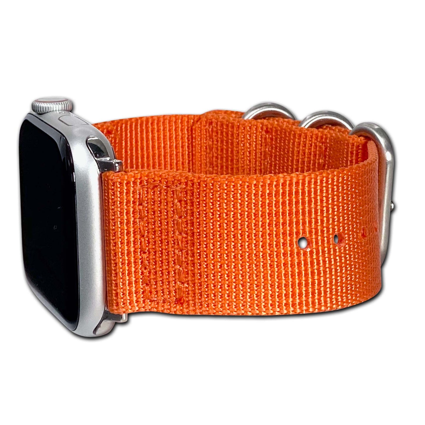 Apple Watch | Nylon | Inmate Orange Z3 | Brushed Hardware