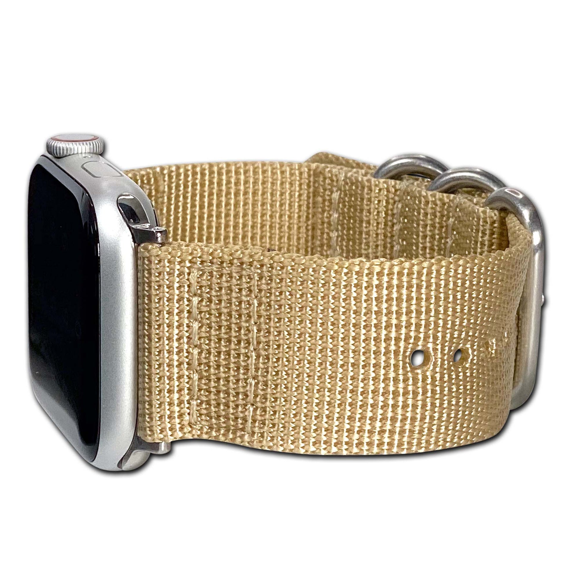 Apple Watch | Tan Z3 | Nylon | Brushed Hardware