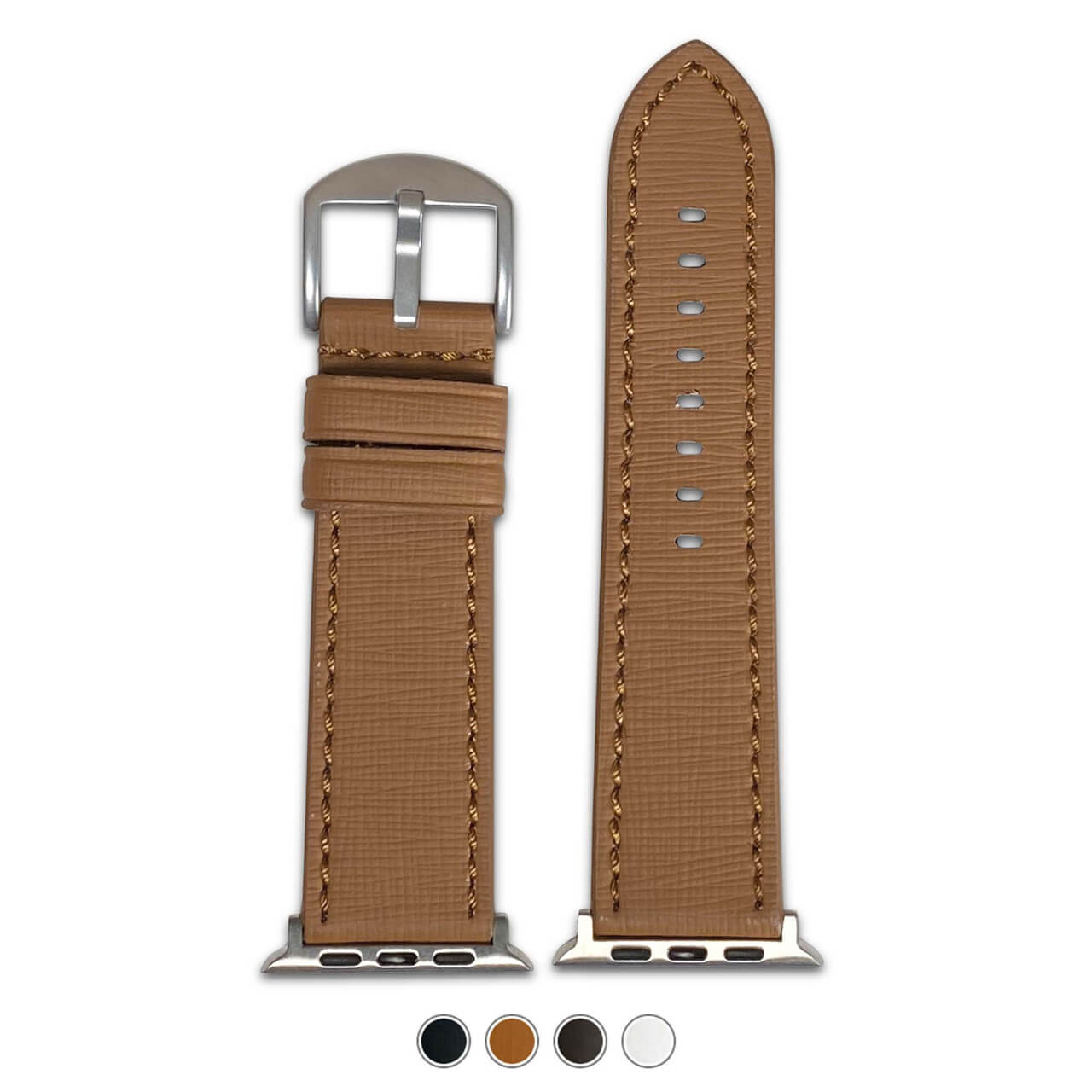 Apple Watch | Textured AppleSkin Watch Band | Cognac