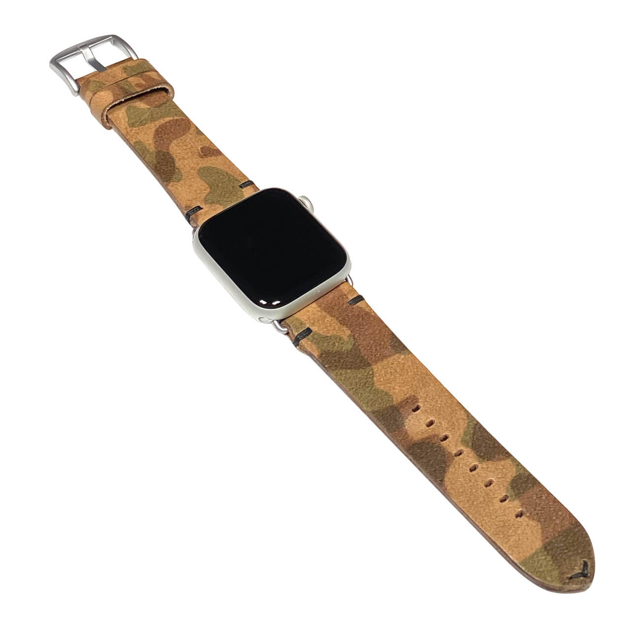 Apple Watch | Genuine Cow Leather Watch Band | Grand | Olive Drab