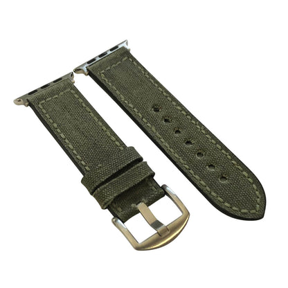 Apple Watch | Genuine Canvas Watch Band | Maryland | Olive Drab