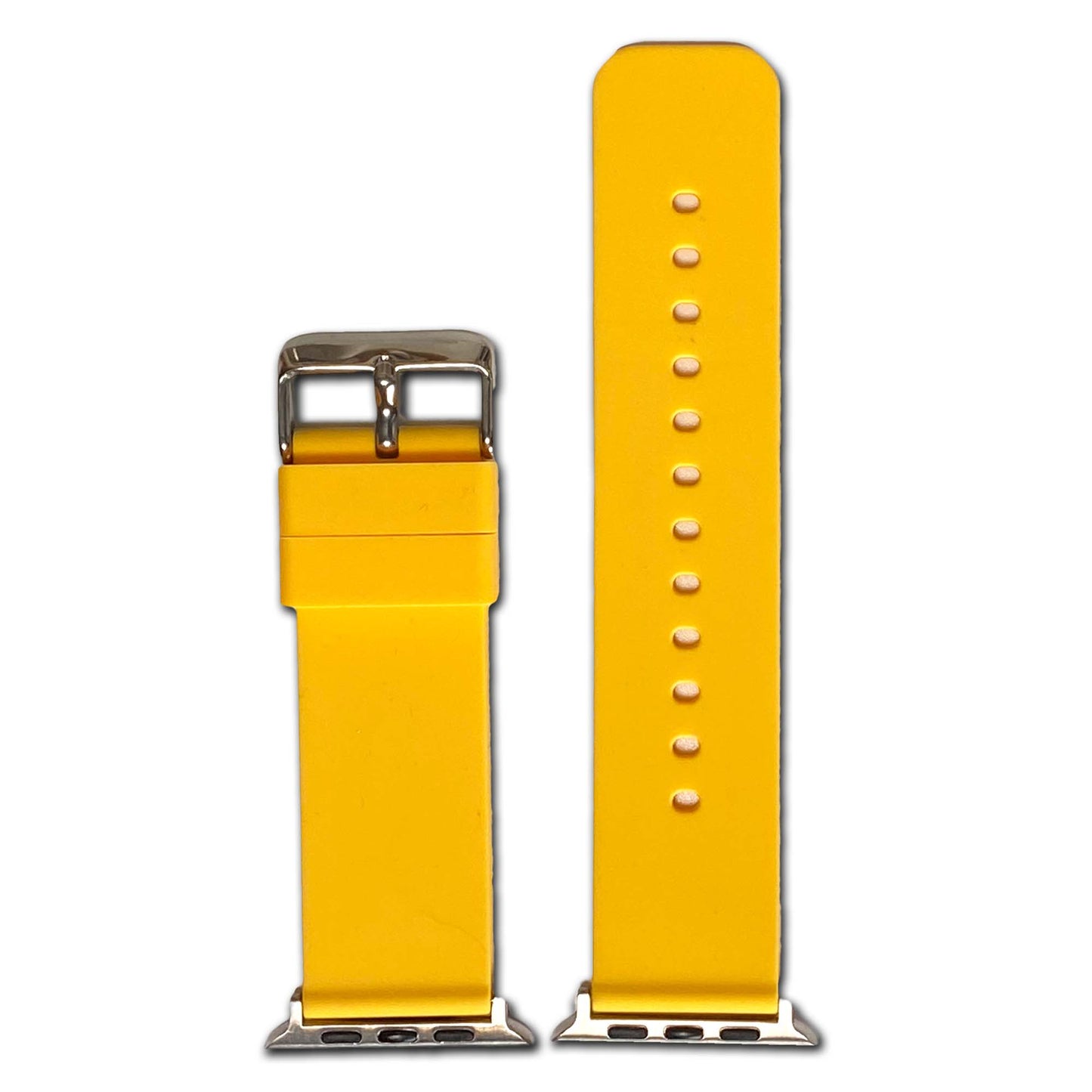 Yellow Casual Silicone Apple Watch Band