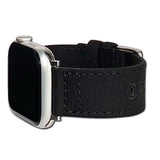 Apple Watch Watch Band | Canvas | Two-Piece | Black | Match Stitch