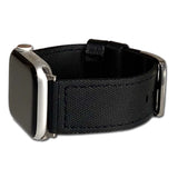 Apple Watch | Waterproof PU Ballistic | Black | Black Stitching