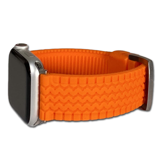 Apple Watch | Waterproof Rubber | Orange | Tire Track