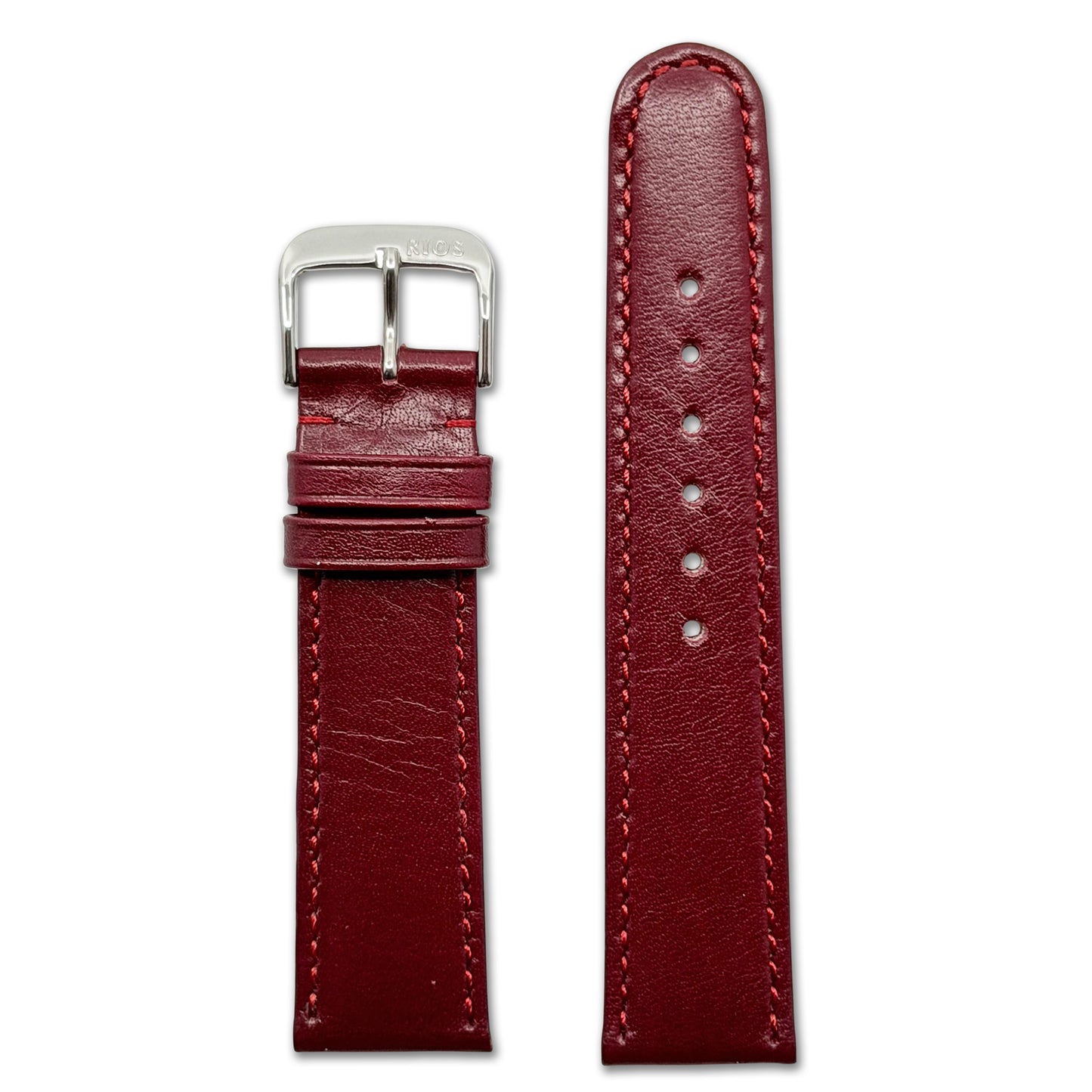 Saddler's Leather Watch Band | Arizona | Burgundy