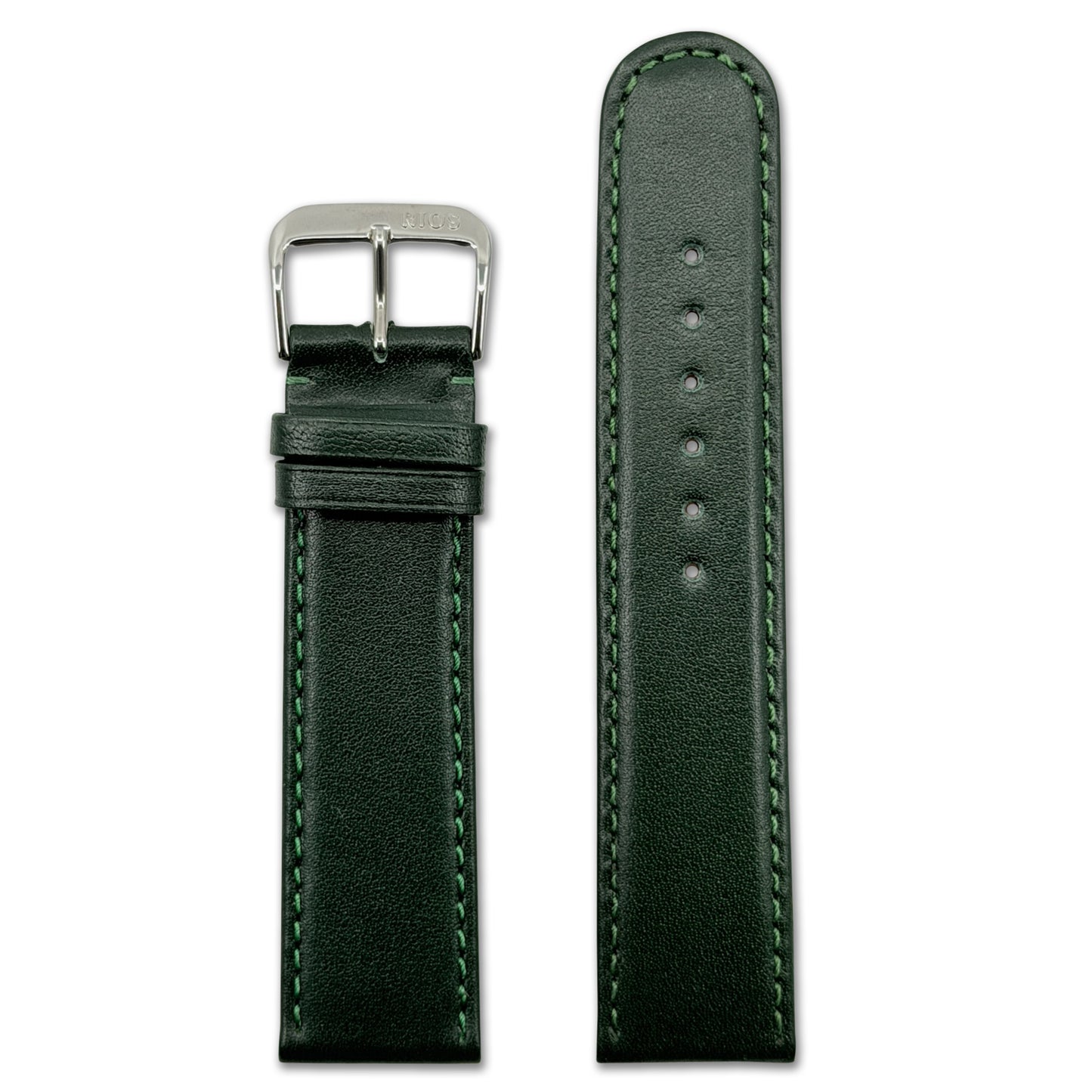 Saddler's Leather Watch Band | Arizona | Forest Green