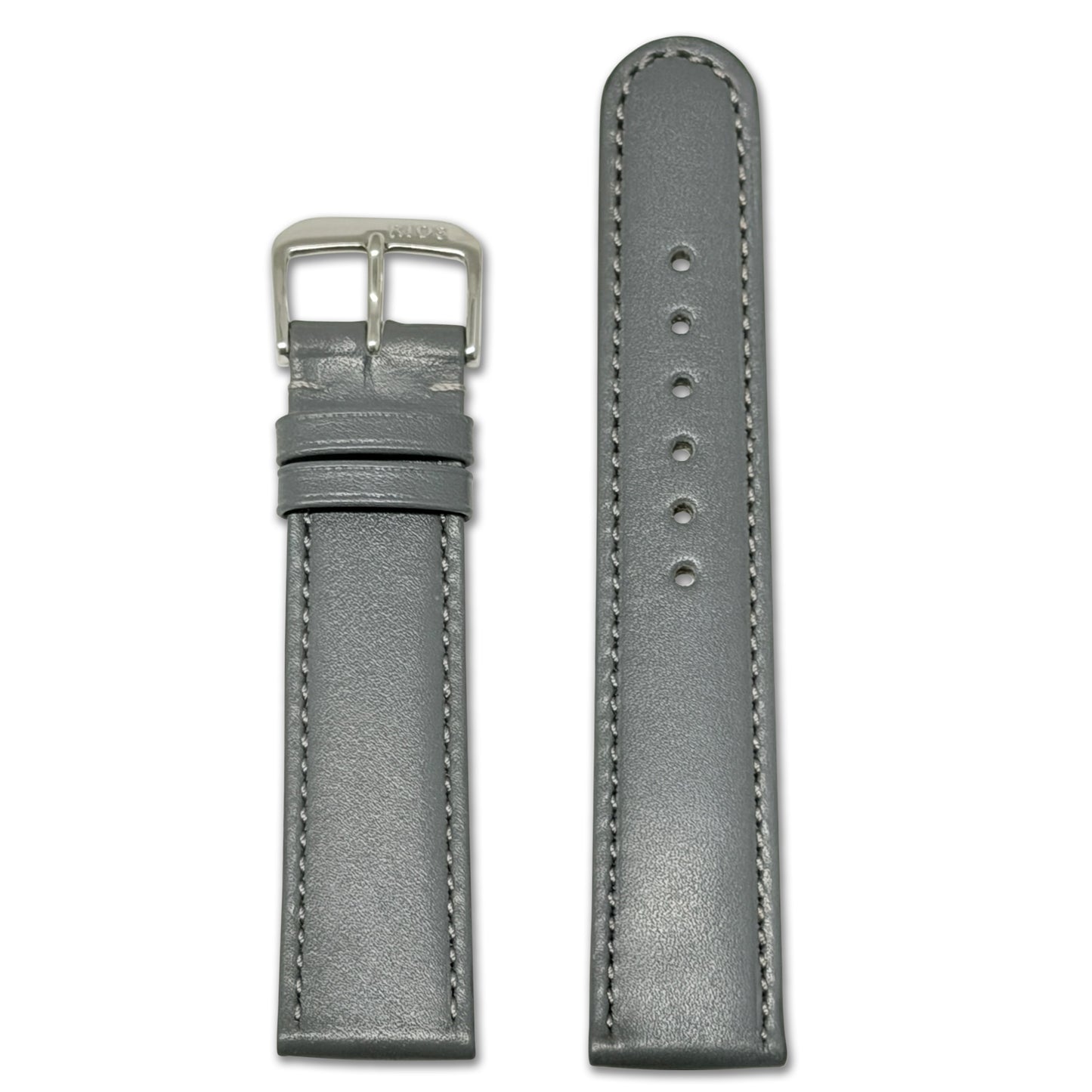 Saddler's Leather Watch Band | Arizona | Stone Grey