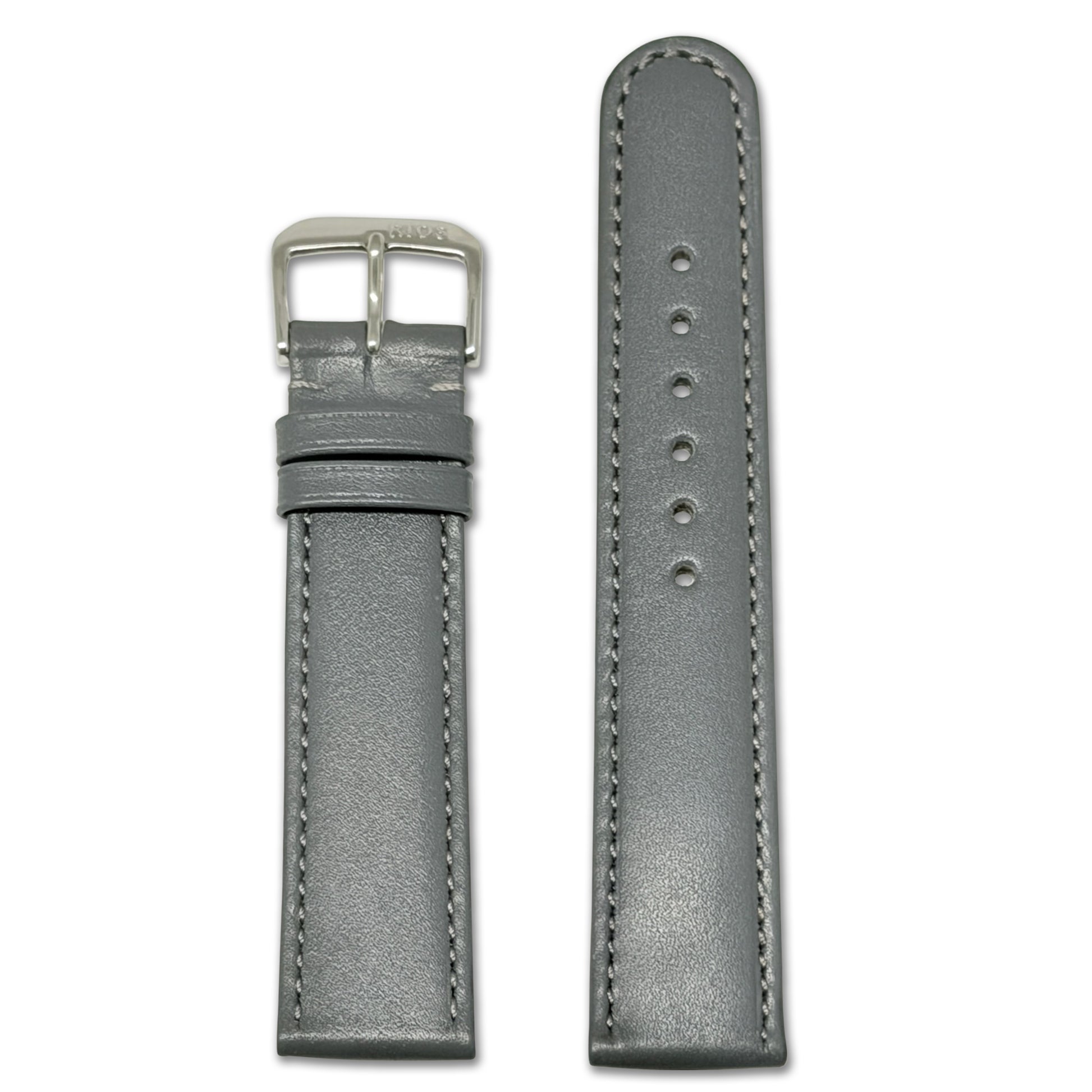 Saddler's Leather Watch Band | Arizona | Stone Grey