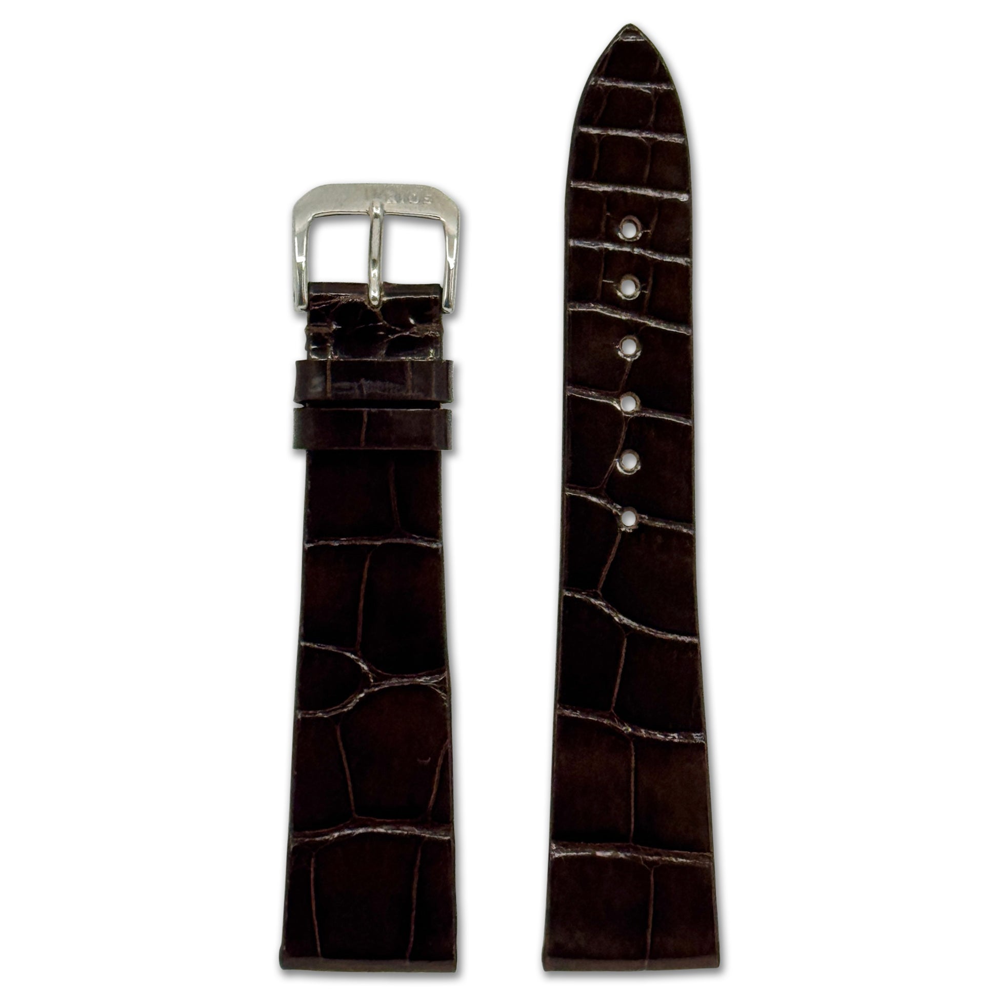 Genuine Alligator Watch Band | Basel | Mocha | For Patek Philippe