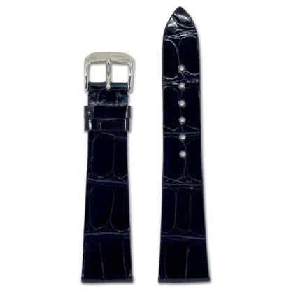 Genuine Alligator Watch Band | Basel | Ocean Blue | For Patek Philippe