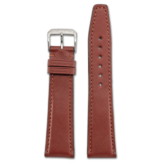 Genuine Calfskin Watch Band | Capri | Mahogany