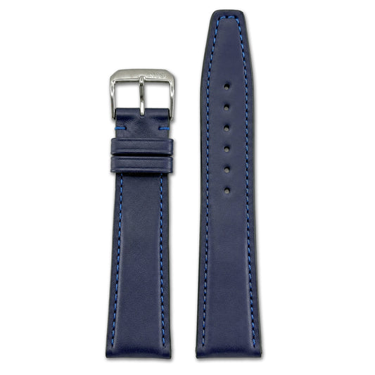 Genuine Calfskin Watch Band | Capri | Ocean Blue