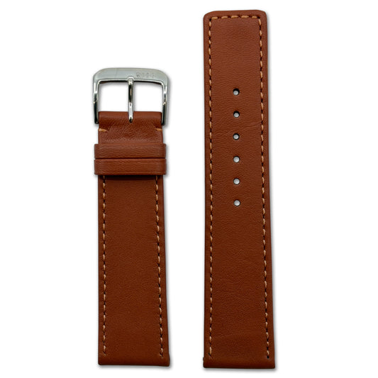 Lamb Leather Watch Band | Cashmere | Cognac