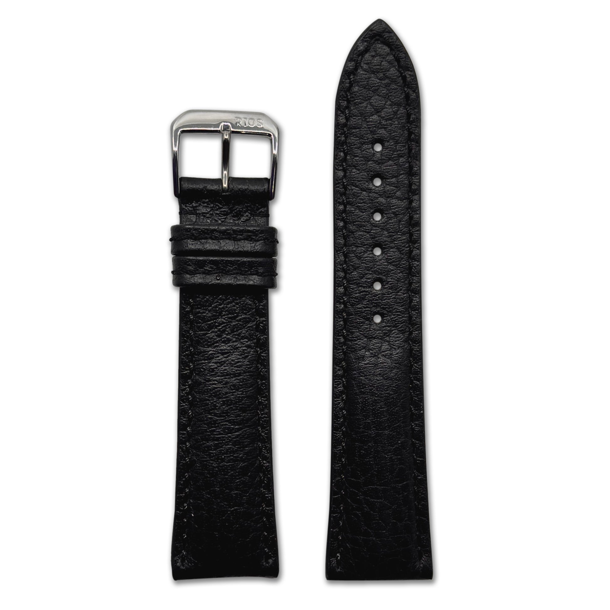 Buffalo Leather Watch Band | Colorado | Black