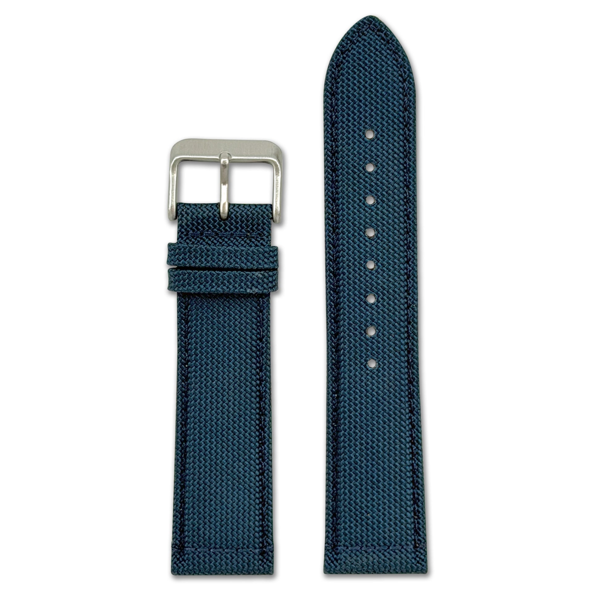 Waterproof Cordura Fabric Watch Band | Blue