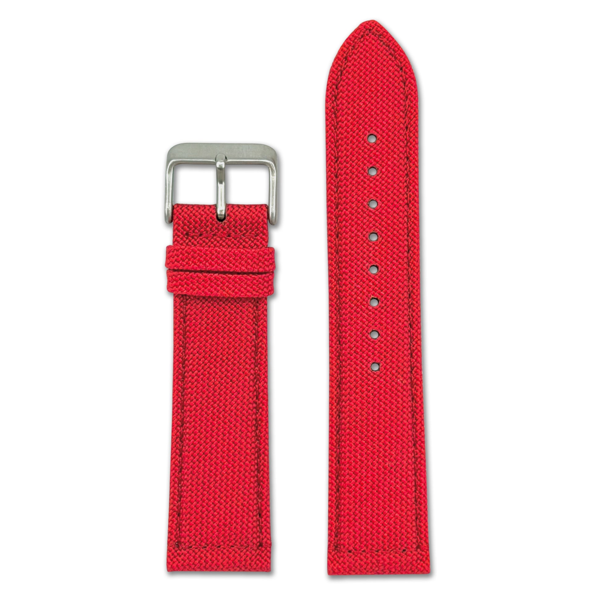 Waterproof Cordura Fabric Watch Band | Red