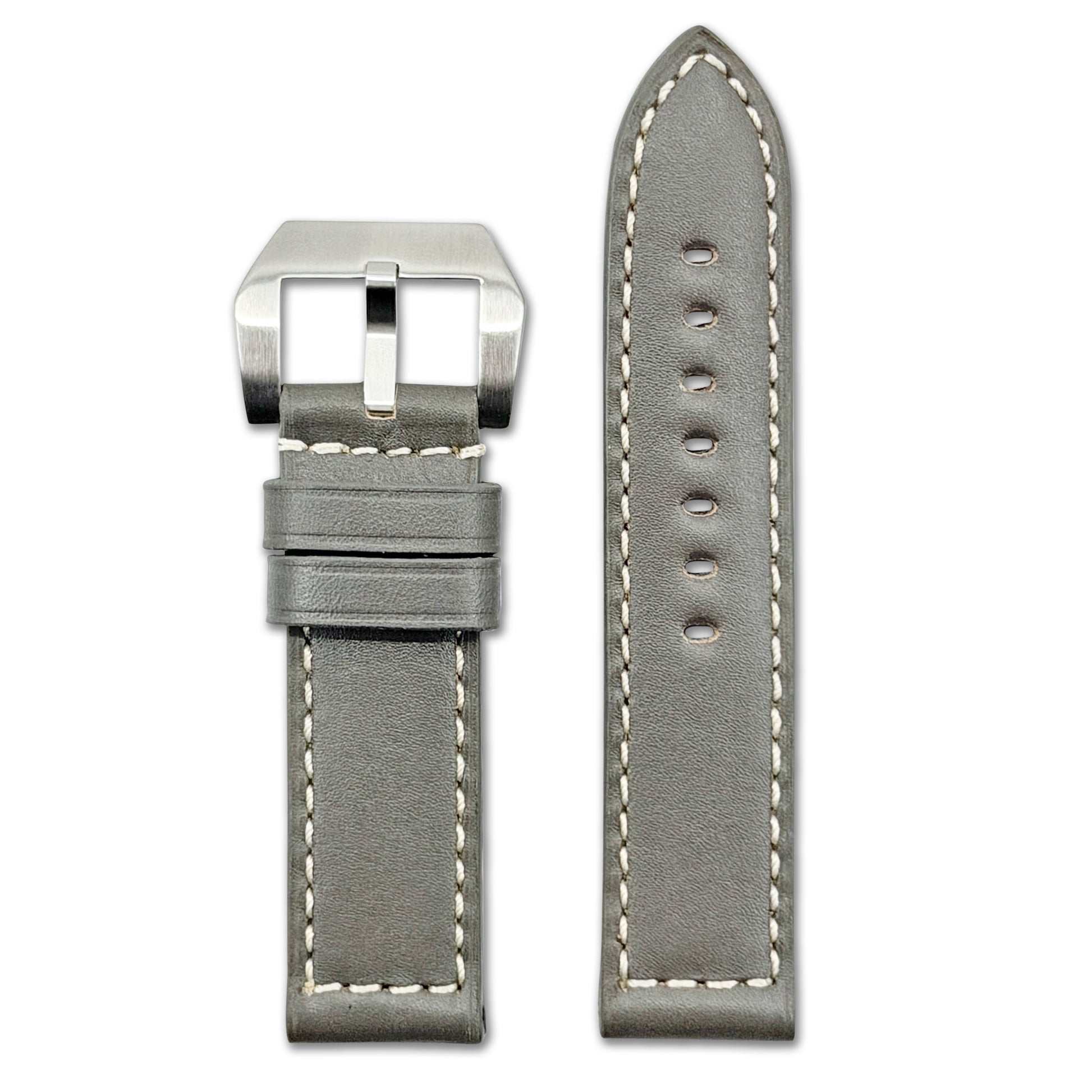 Tanned Leather Watch Band | Firenze | Stone Grey | For Panerai