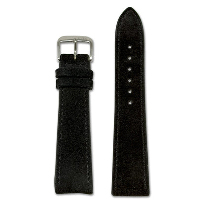 Velours Watch Band | Franklin | Flat | Black