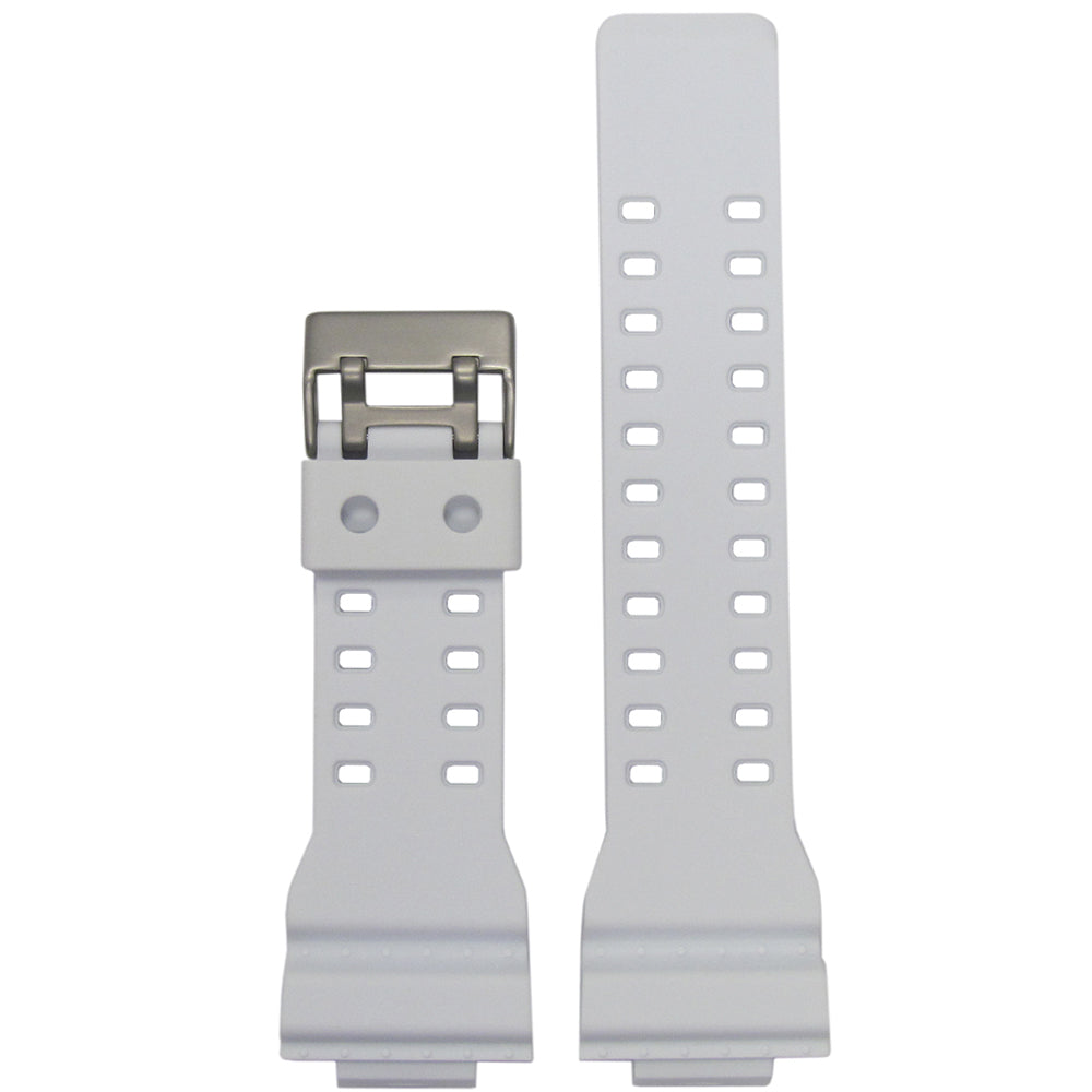 Polyurethane Watch Band | Waterproof | Diver | White | For Casio G-Shock | Hadley Roma MS3220