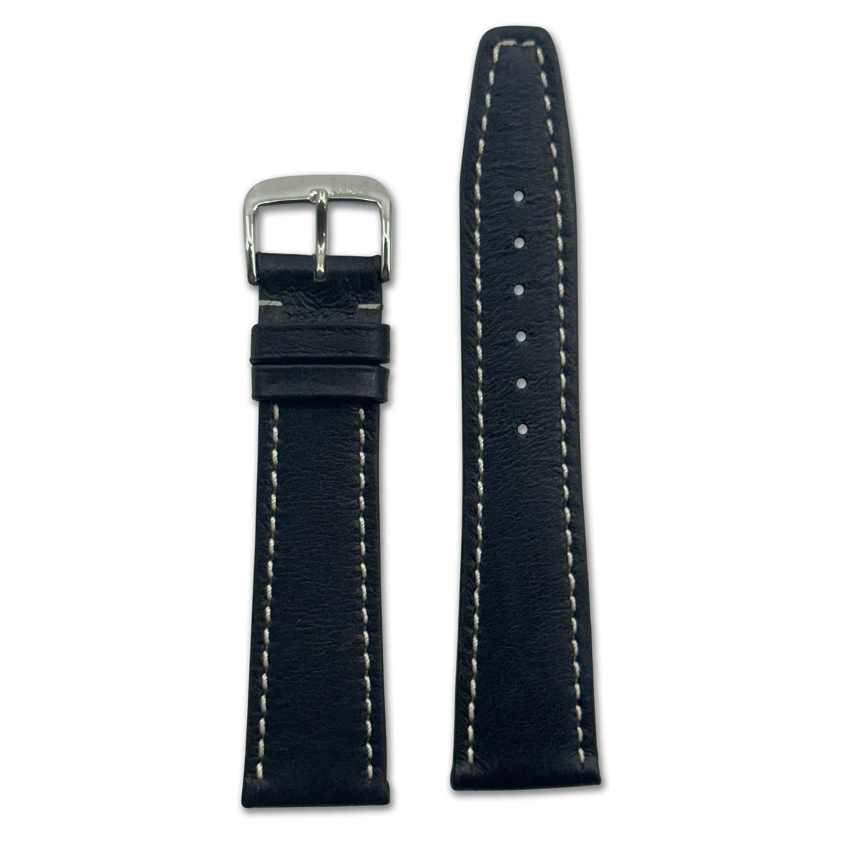 Pigskin Leather Watch Band | Havana | Black