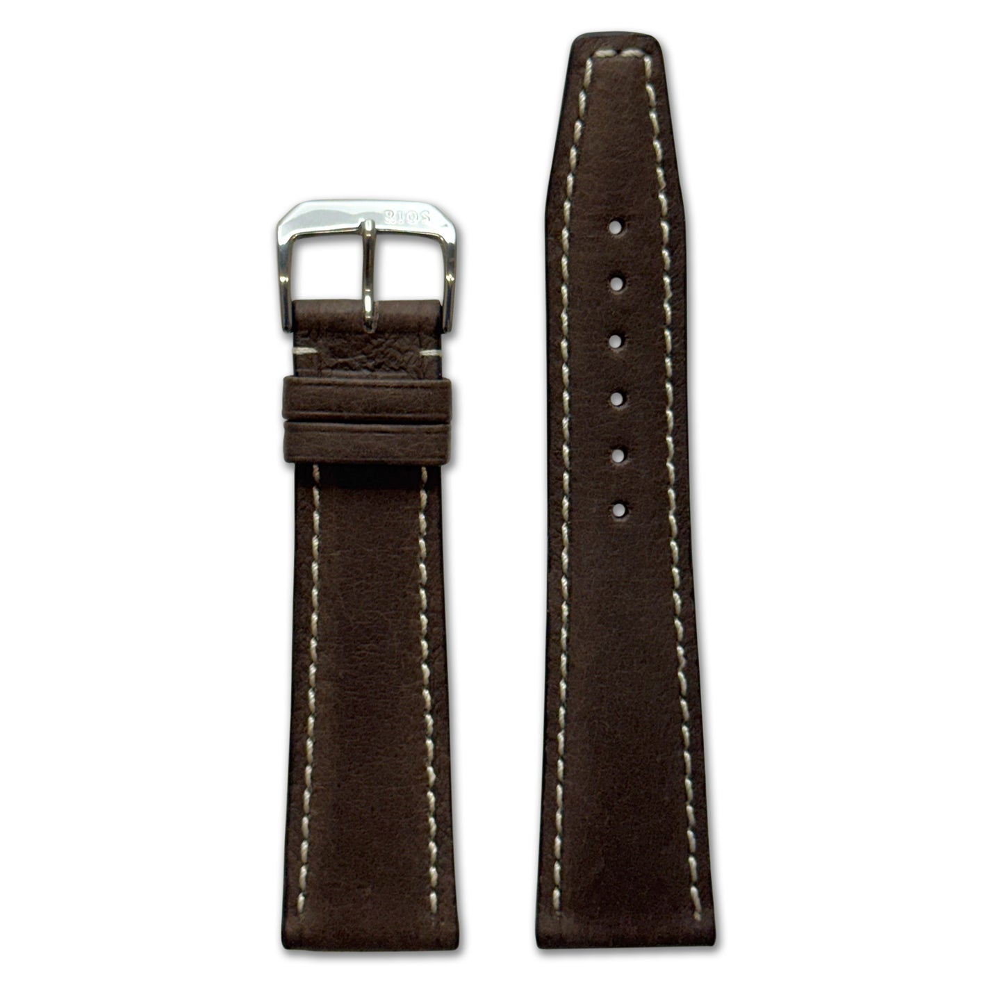 Pigskin Leather Watch Band | Havana | Mocha