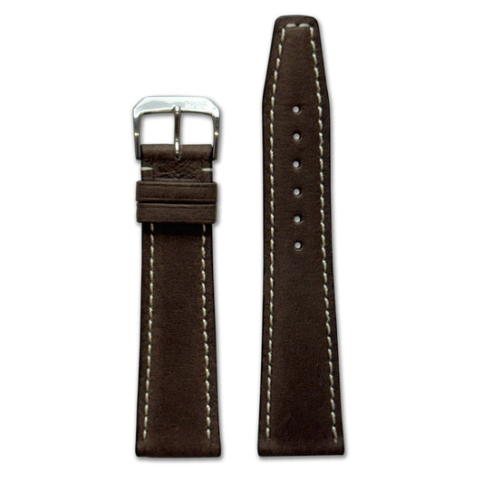 Pigskin Leather Watch Band | Havana | Mocha