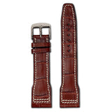Genuine Alligator Watch Band | Hurricane | IWC Style | Mahogany