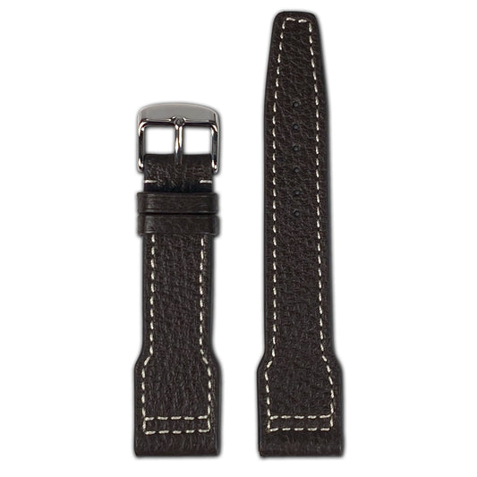 Buffalo Leather Watch Band | Mocha | Typhoon | IWC Style