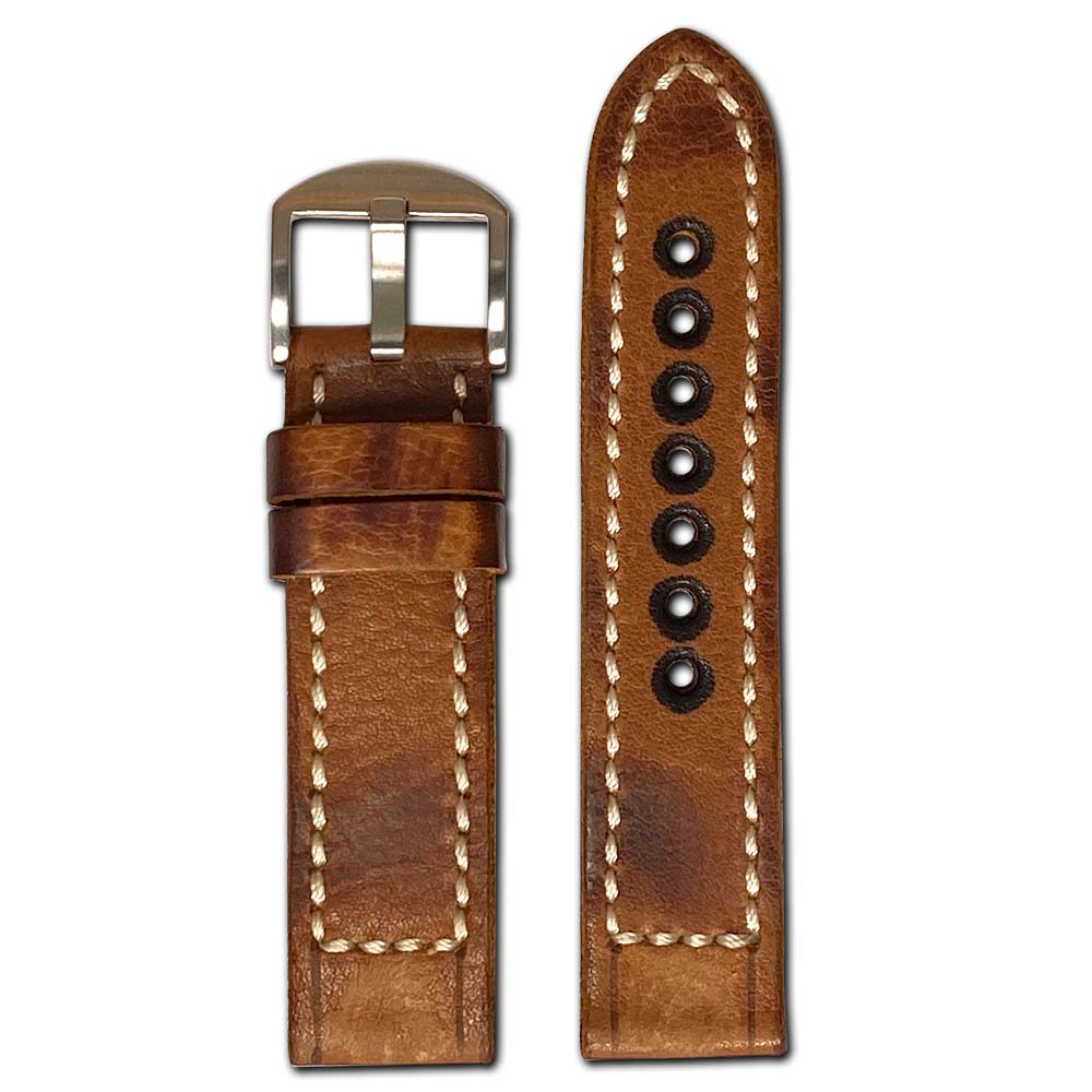 Genuine Vintage Leather Watch Band | Liverpool | Honey