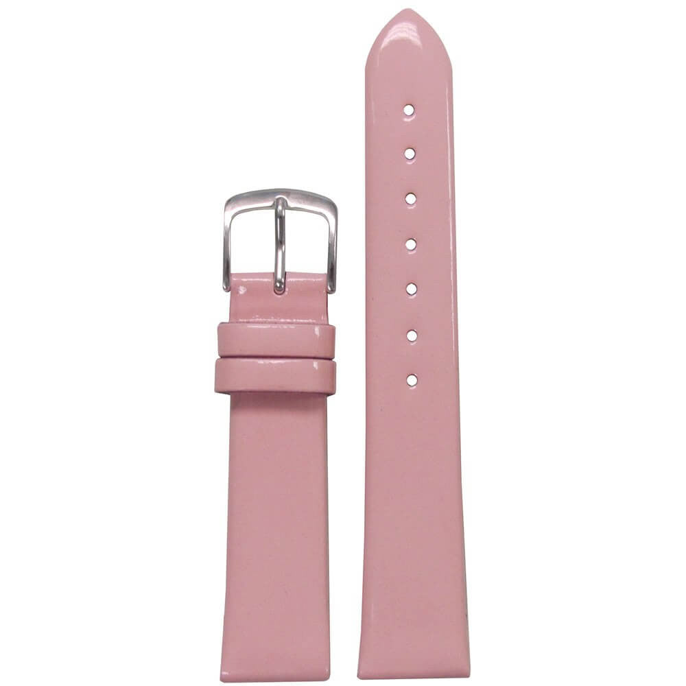 Ladies Patent Leather Watch Band | Pink | Hadley Roma LS730