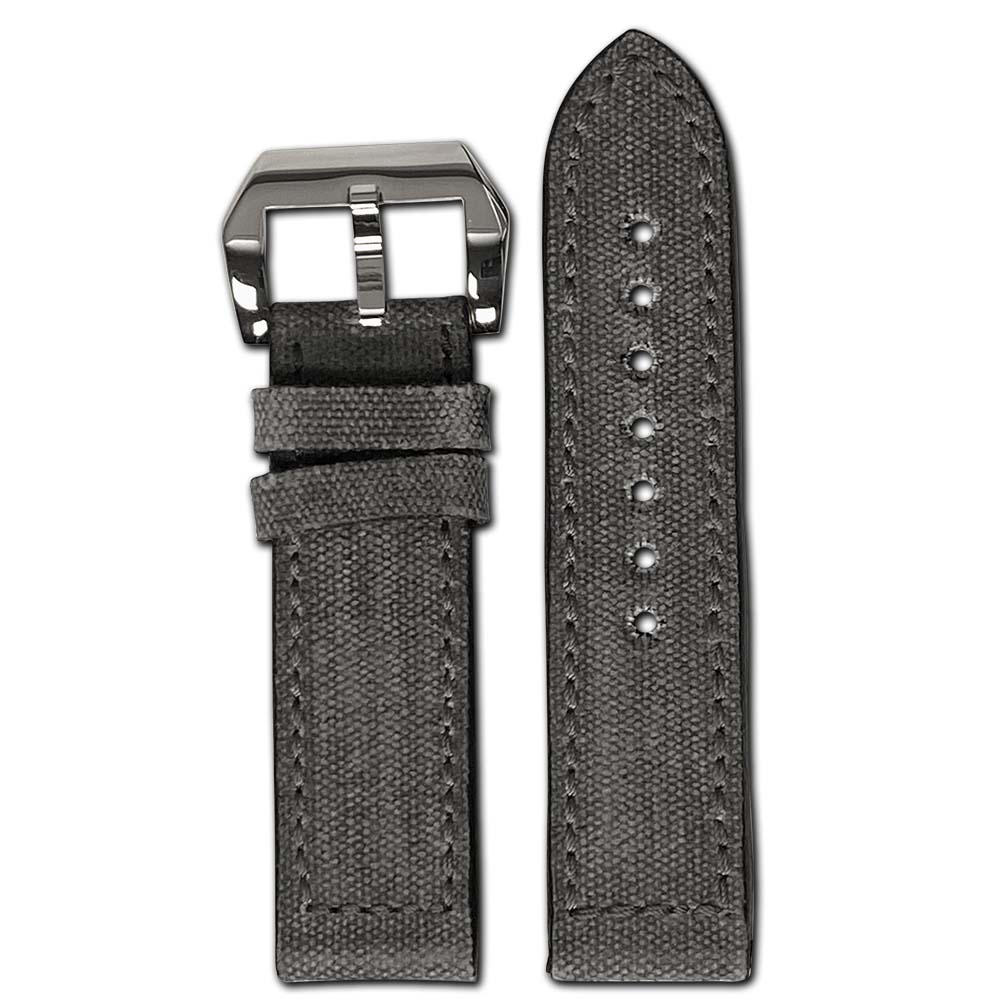 Genuine Canvas Watch Band | Stone Grey | Maryland | Vintage