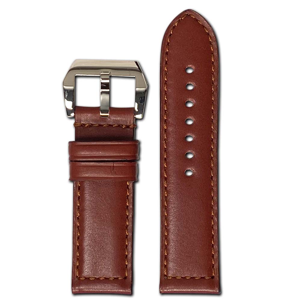 Calf Leather Watch Band | Milano | Mahogany | For Panerai