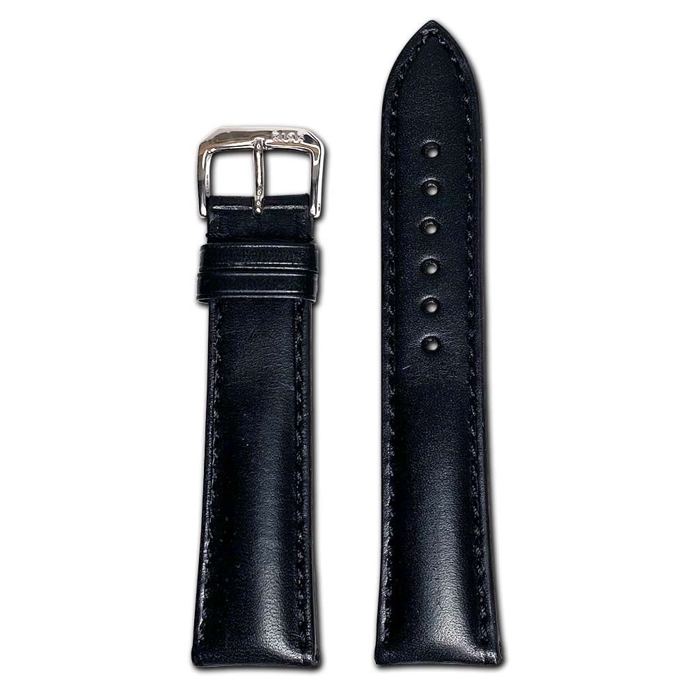 Tanned Leather Watch Band | Moscow | Black