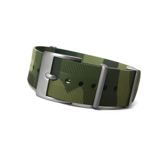 NBR-Rubber Watch Band | Waterproof | Camouflage | One Piece | Bonetto 328