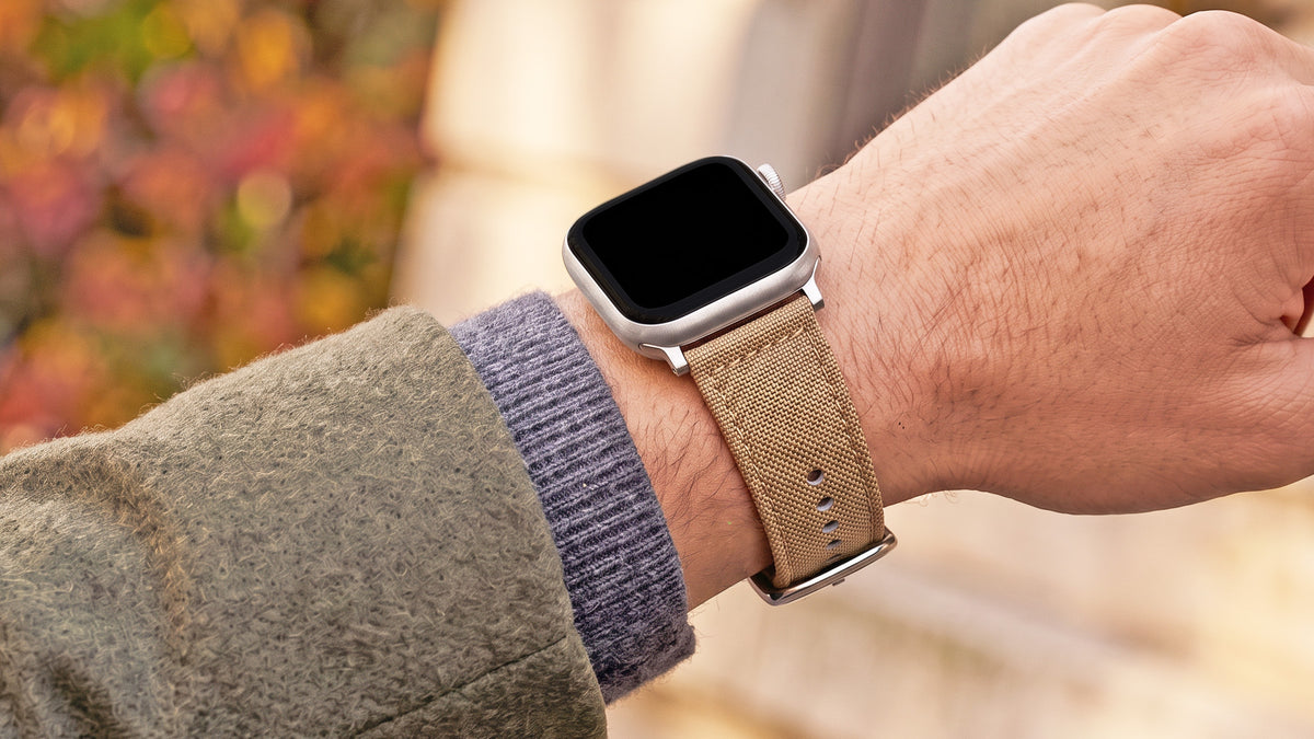 Tan Cordura Band for Apple Watch