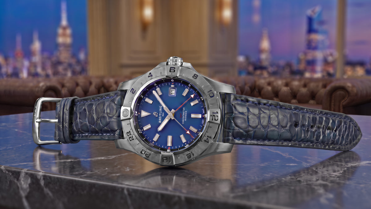 Alligator Watch Band for Breitling