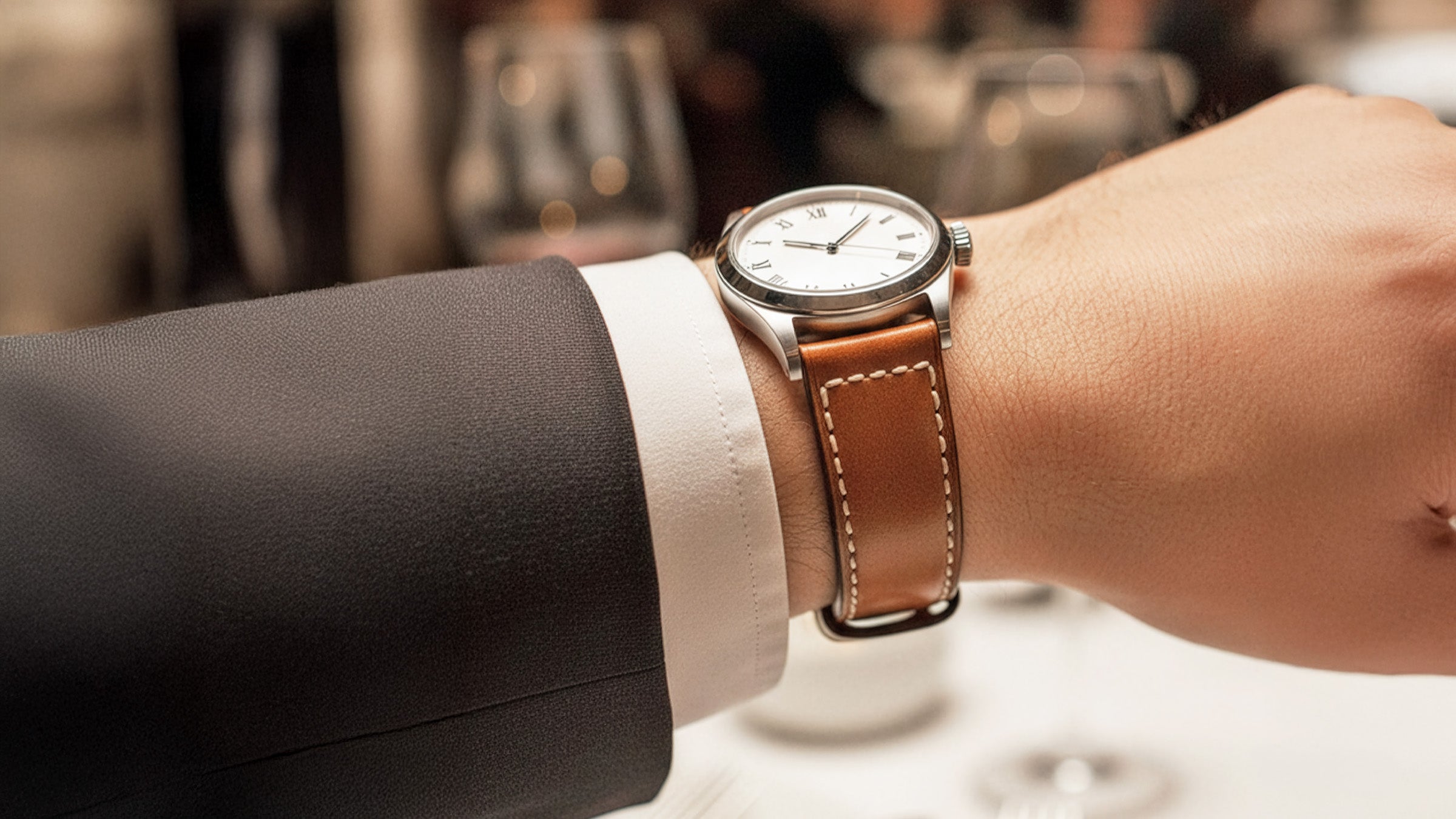 Firenze Tanned Leather Watch Band