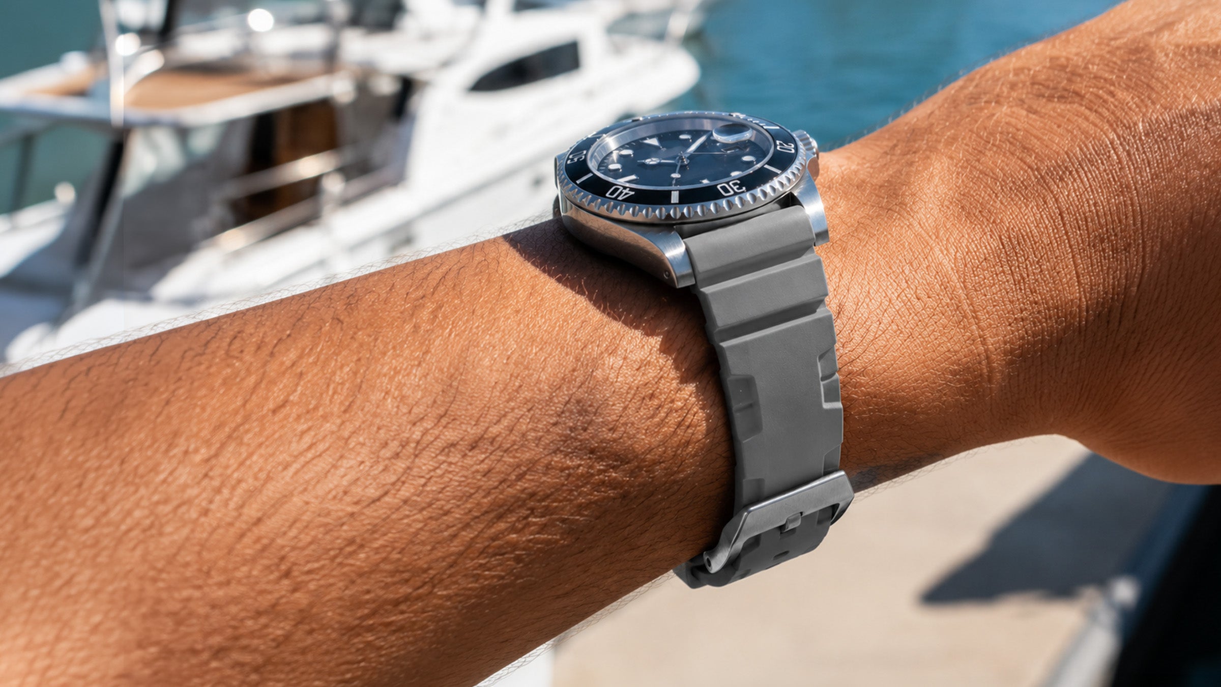 Aquatic Rubber Watch Band