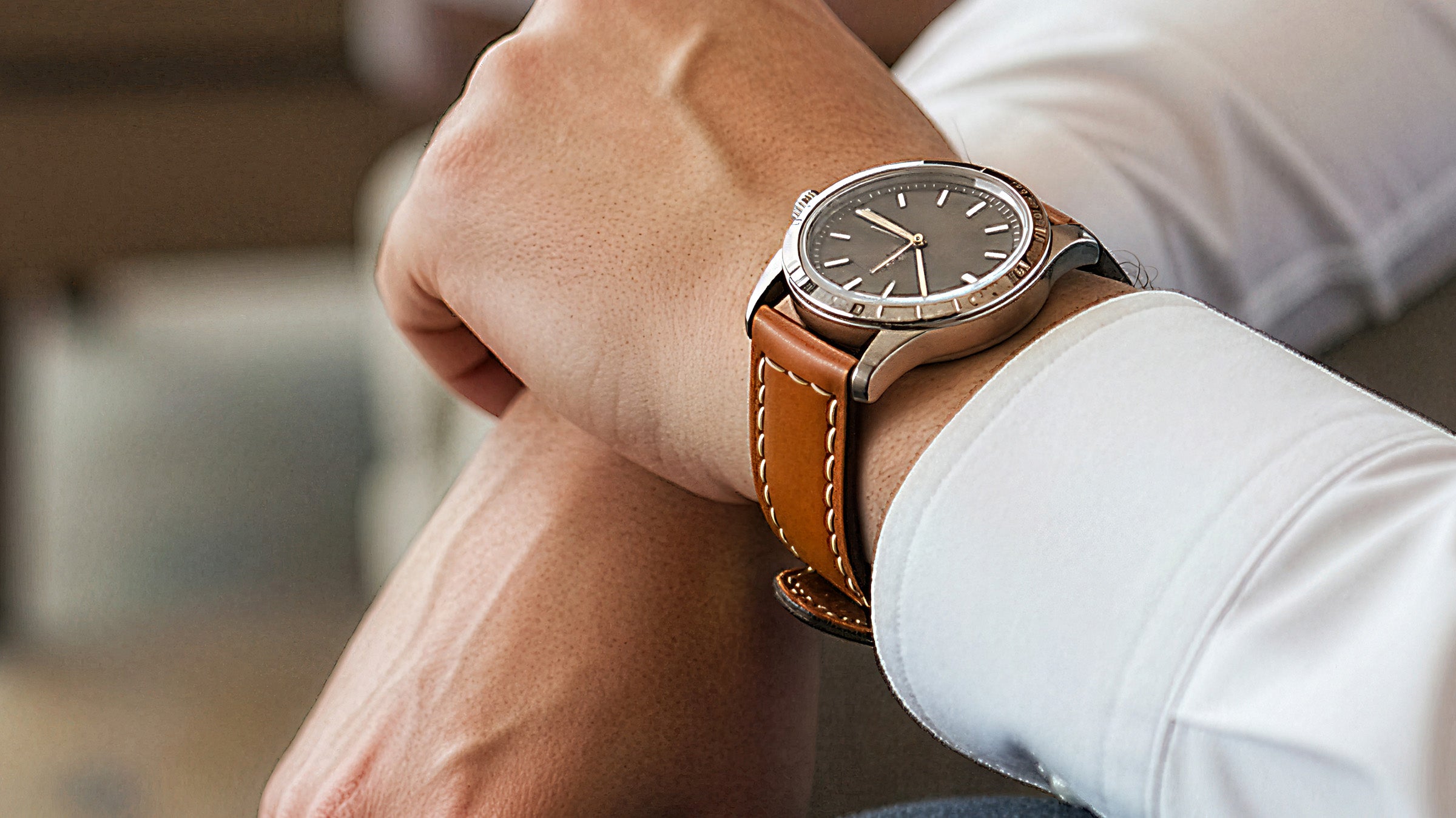 Smooth Leather Watch Bands