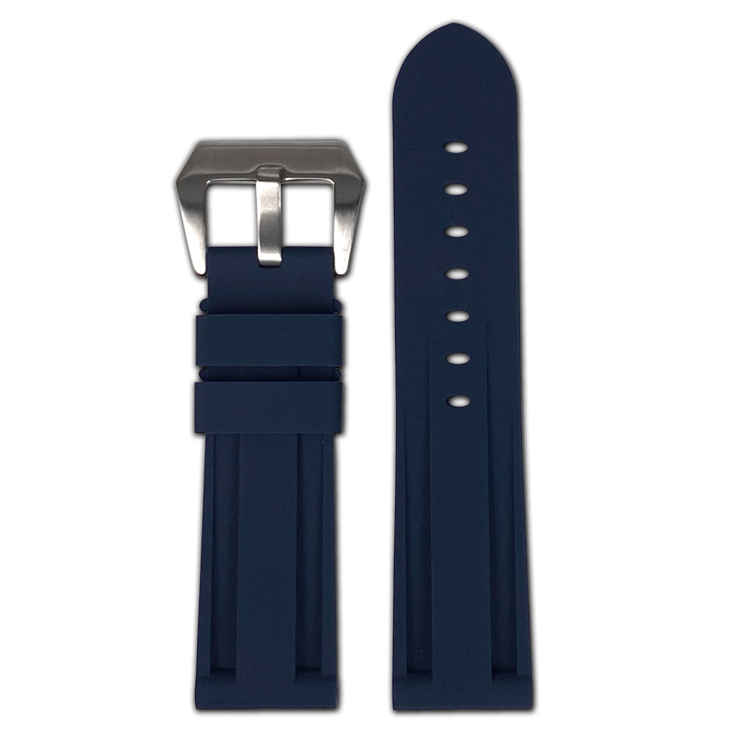 Waterproof Silicone Rubber Watch Band | Diver | Navy | For Panerai