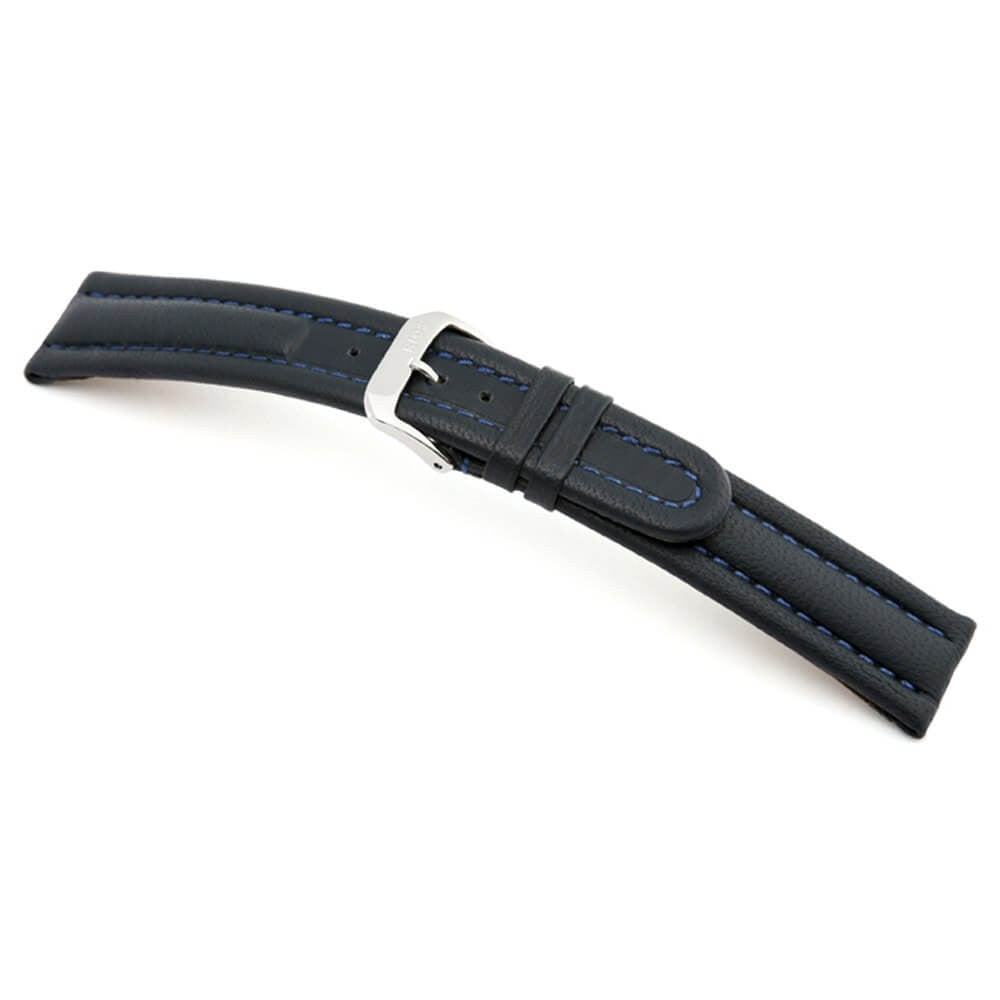 Kid Leather Watch Band | Paris | Ocean Blue